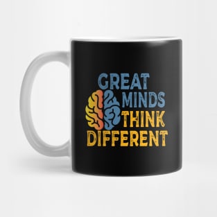 Great minds think different Mug